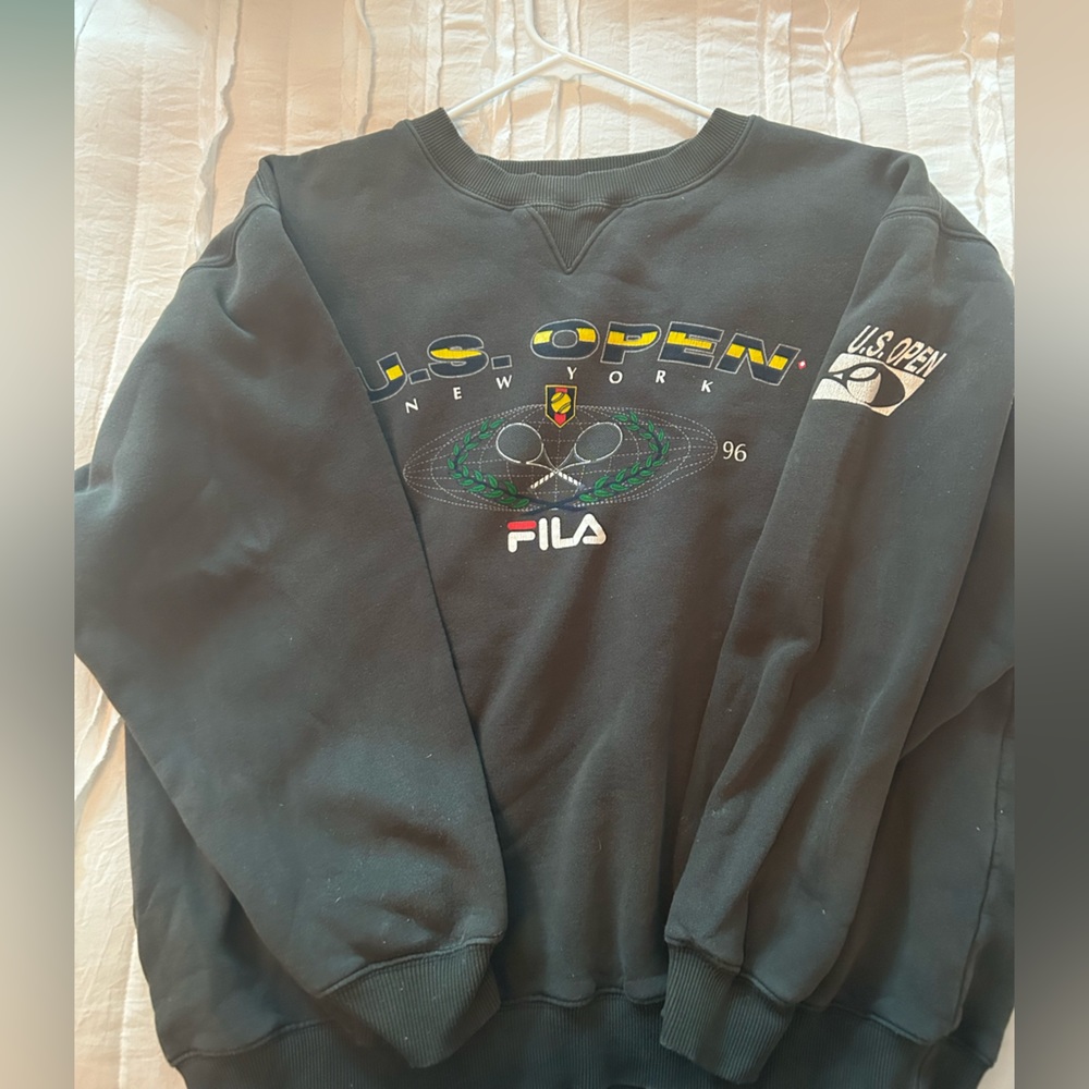 1996 US Open Sweatshirt size XL. Vintage US Tennis Open Gray Sweatshirt.